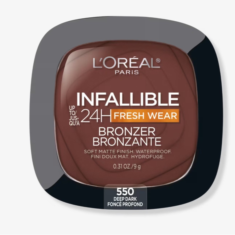 L’ORÉAL Paris Infallible 24H Fresh Wear Soft Matte Bronzer - 550 DEEP DARK